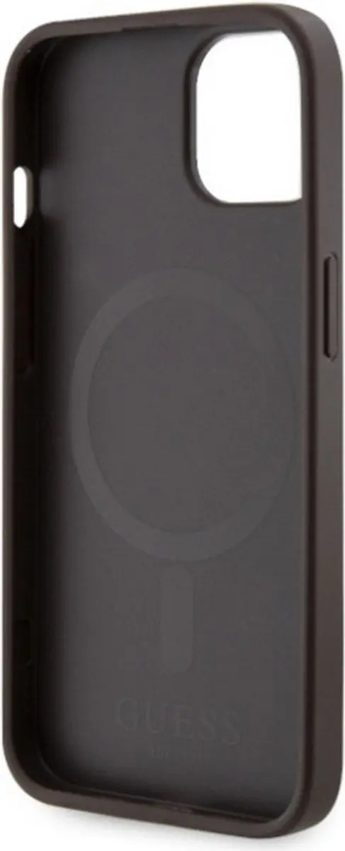 Guess 4G Printed Stripe Back Case - iPhone 14 Plus - Bruin