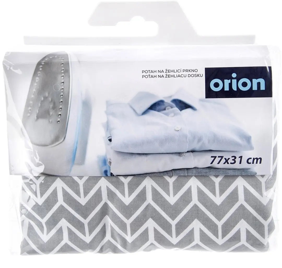 Orion Katoenen Strijkplankhoes 77x31cm - Grijs/Wit