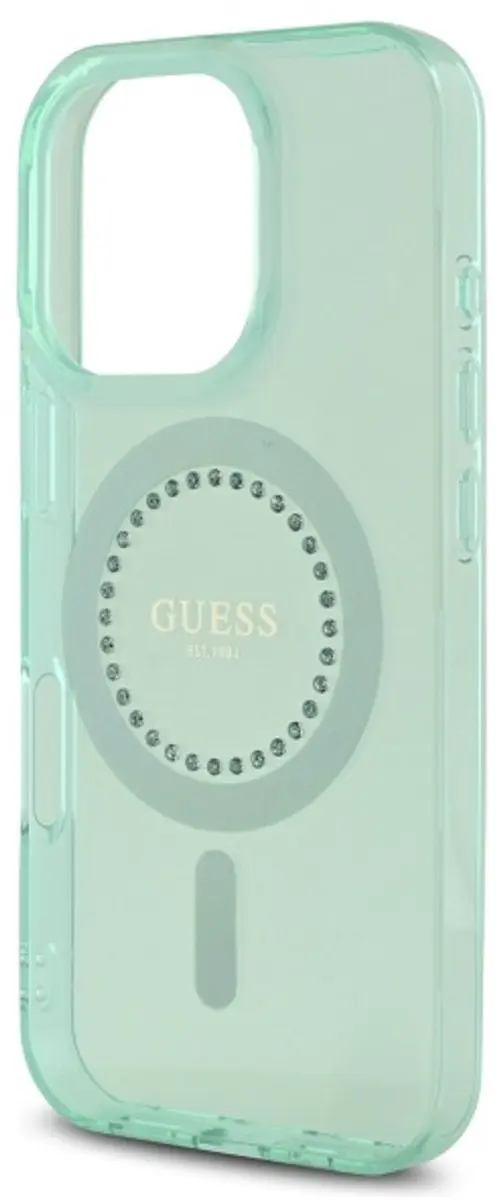 Guess IML Hoesje iPhone 16 Pro Max - Groen