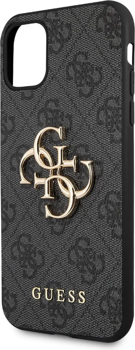 GUESS PU 4G Logo Case iPhone 11 - Grijs - afbeelding 6 van 6