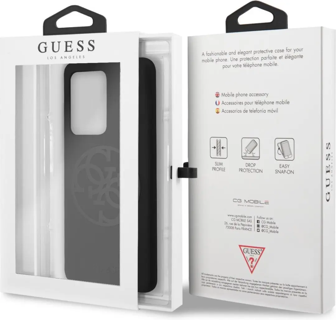 Guess Hoesje Samsung Galaxy S20 Ultra - Zwart - GUHCS69LS4GBK - afbeelding 6 van 6