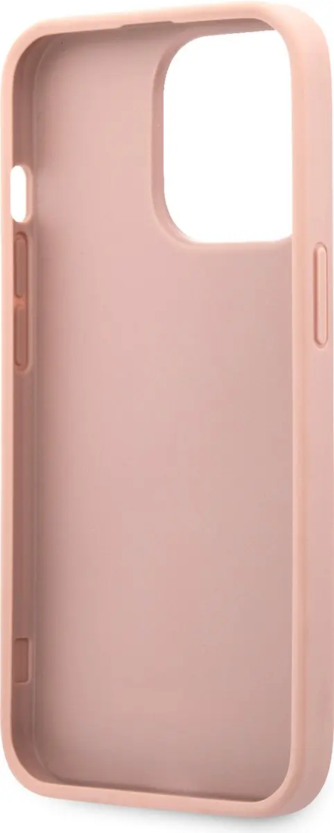Guess Saffiano iPhone 13 Pro Hoesje - Roze - 7573