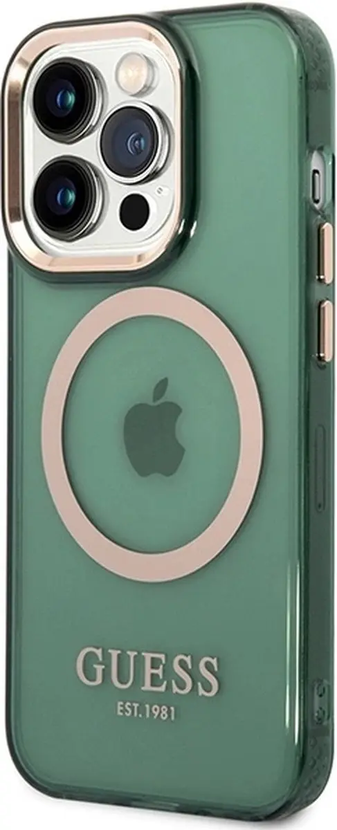 GUESS GUHMP14LHTCMA Hoesje iPhone 14 Pro - Groen/Kaki - afbeelding 6 van 6