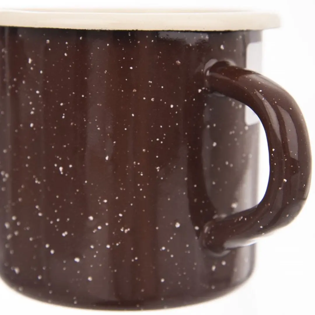 Orion Emaille Mok 400ml - Bruin