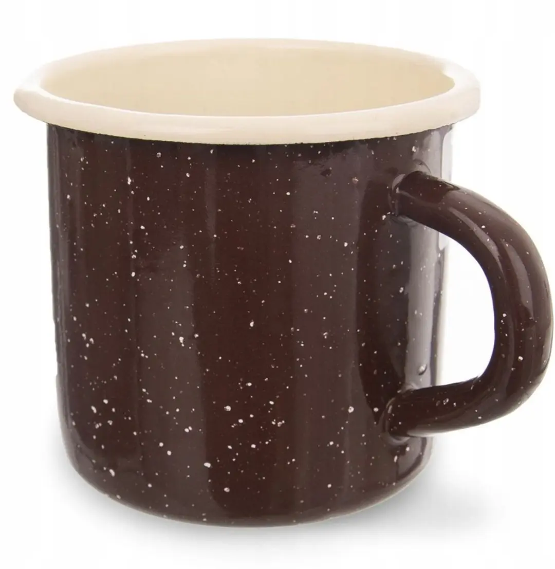 Orion Emaille Mok 400ml - Bruin