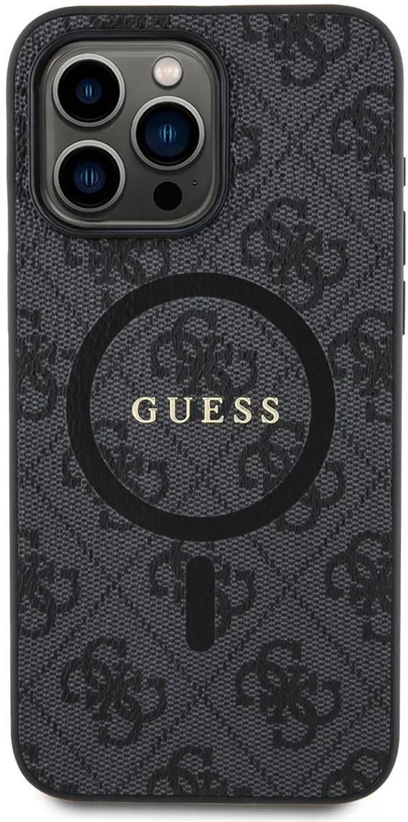 Guess GUHMP15XG4GFRK Hoesje - iPhone 15 Pro Max - Zwart