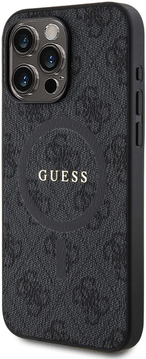 Guess GUHMP15XG4GFRK Hoesje - iPhone 15 Pro Max - Zwart