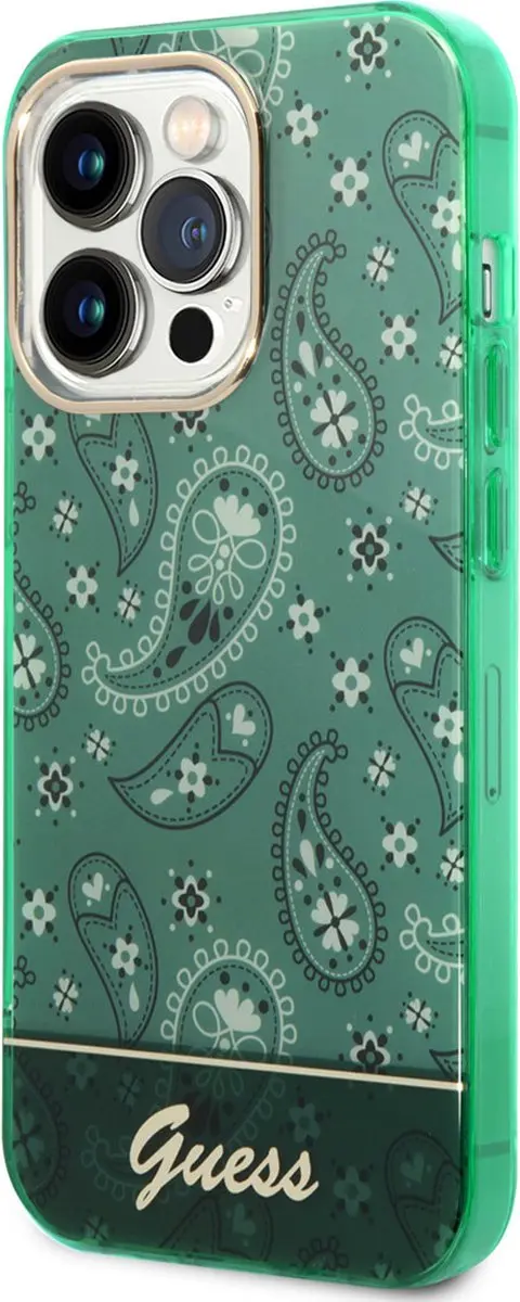 GUESS iPhone 14 Pro TPU-hoesje Groen - 3666339064143 - afbeelding 6 van 6
