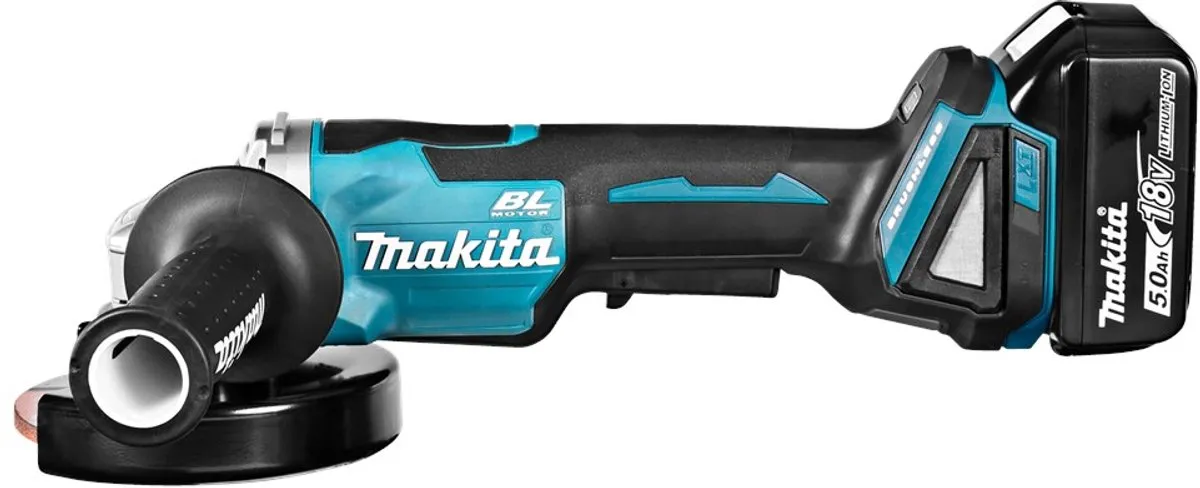 Makita DGA505RTJ Accu Haakse Slijper 18V - 2x Accu