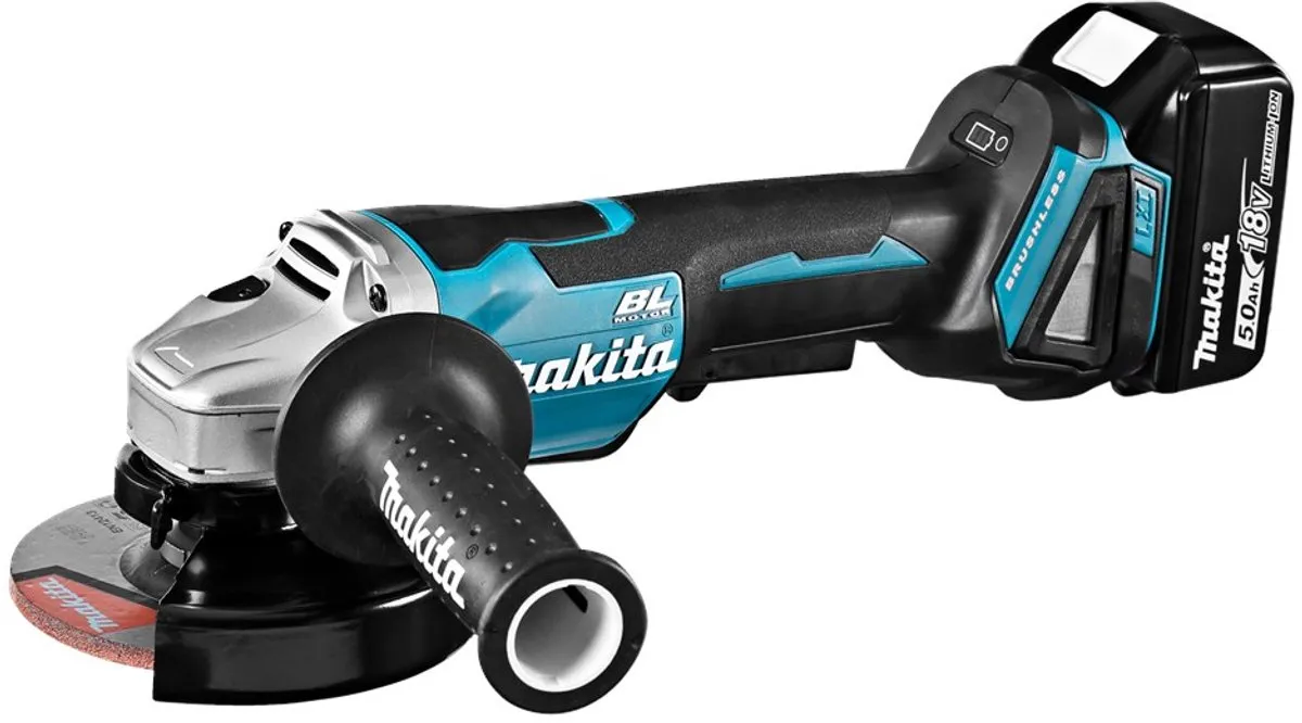 Makita DGA505RTJ Accu Haakse Slijper 18V - 2x Accu