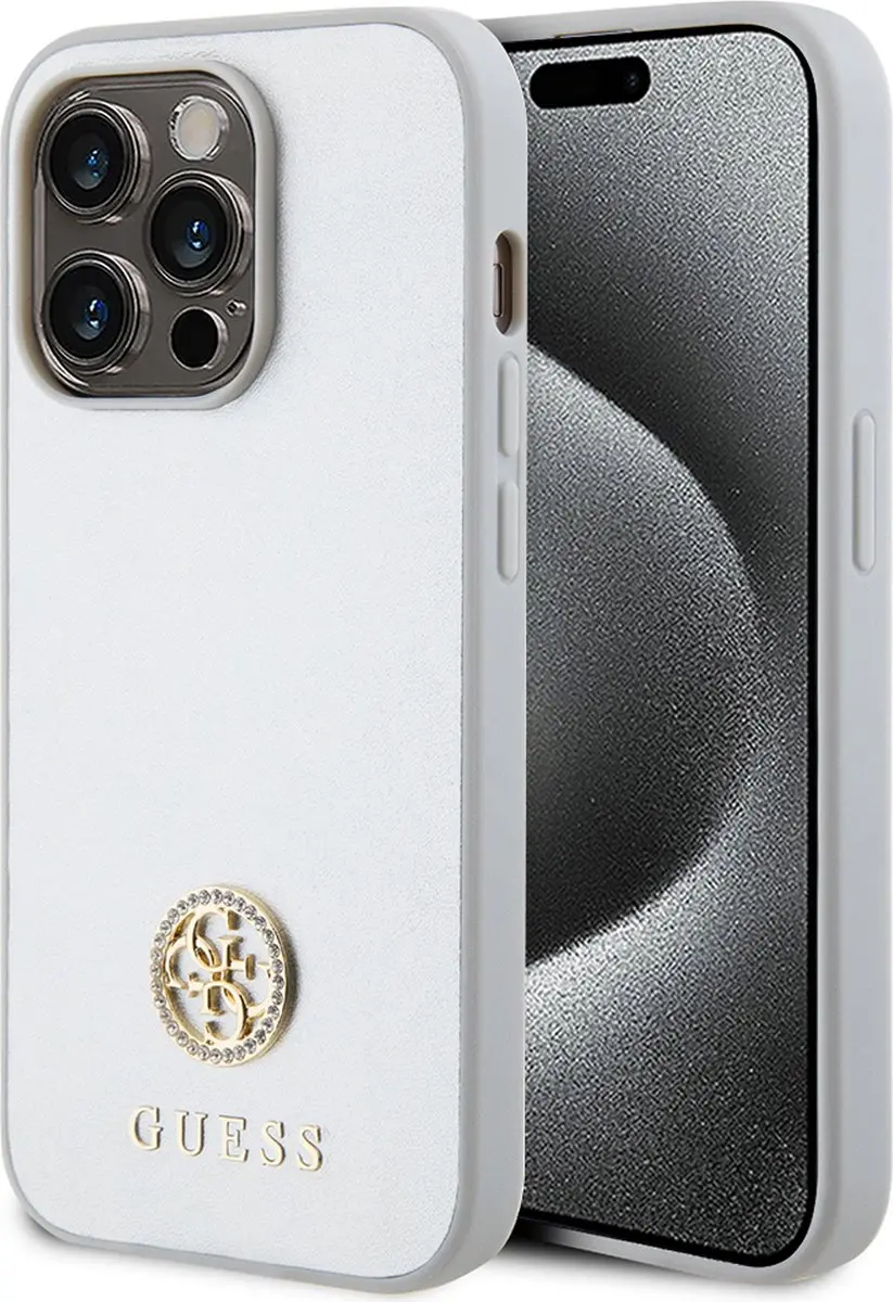 Guess 4G Strass Metal Logo Back Case