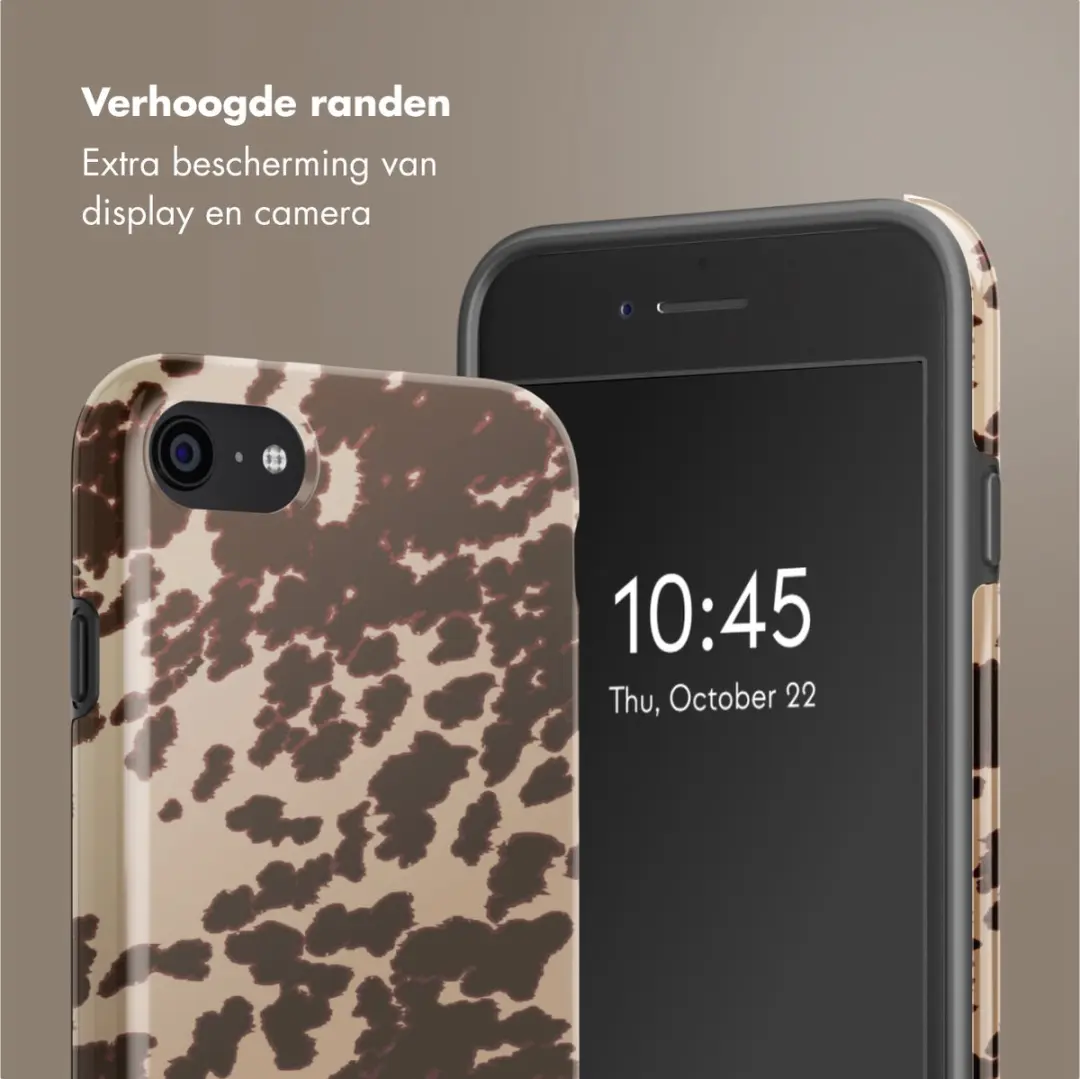 Selencia Hoesje iPhone SE/8/7/6s/6 - Country Moo'd