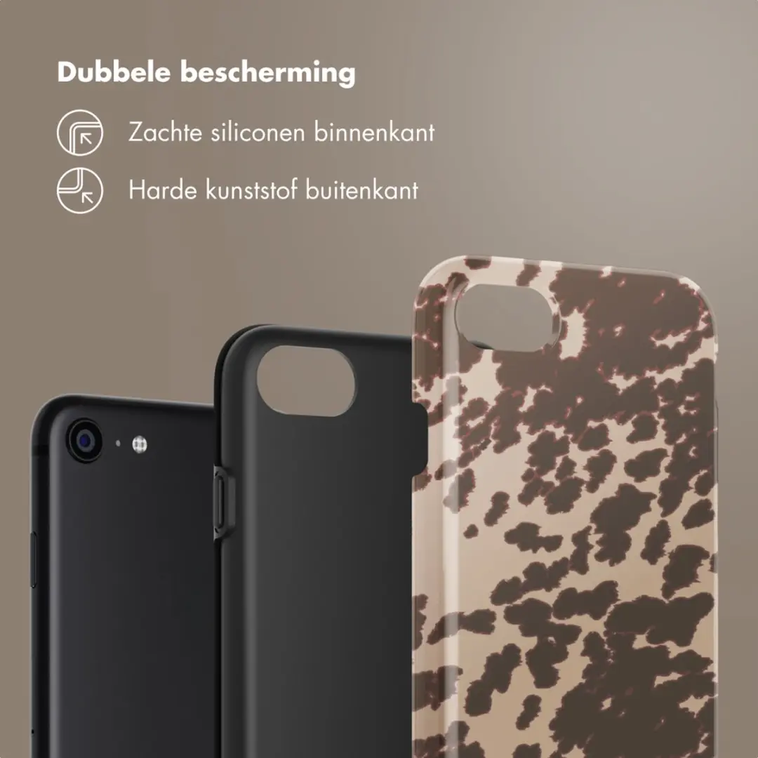 Selencia Hoesje iPhone SE/8/7/6s/6 - Country Moo'd