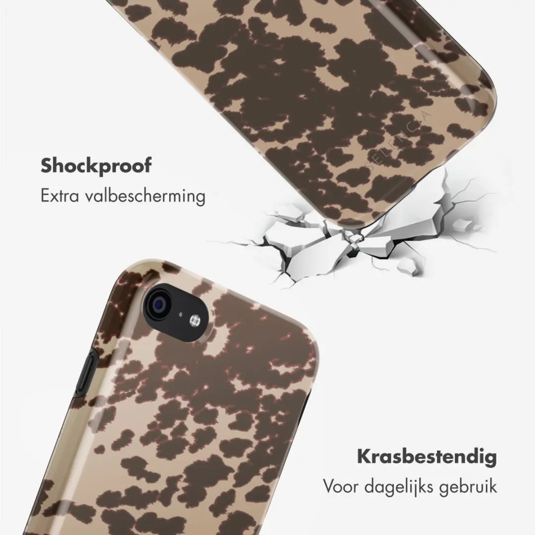 Selencia Hoesje iPhone SE/8/7/6s/6 - Country Moo'd
