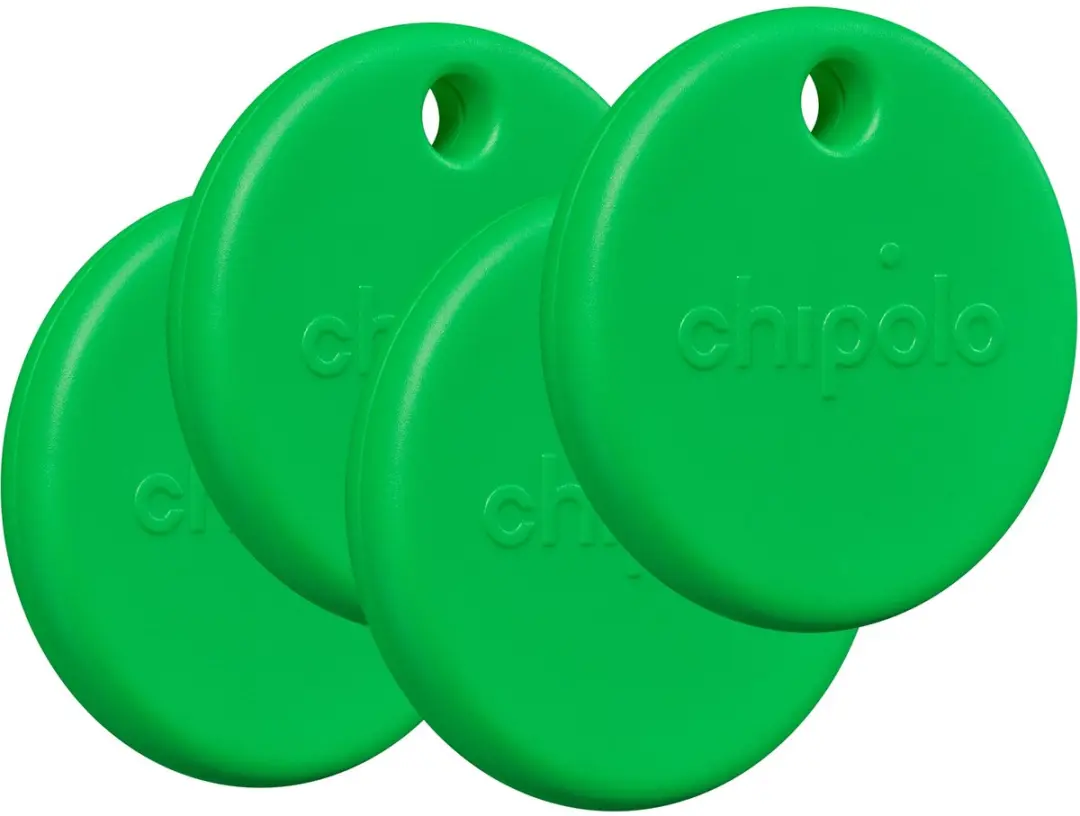 Chipolo POP Bluetooth Tracker - Groen - 4 Stuks