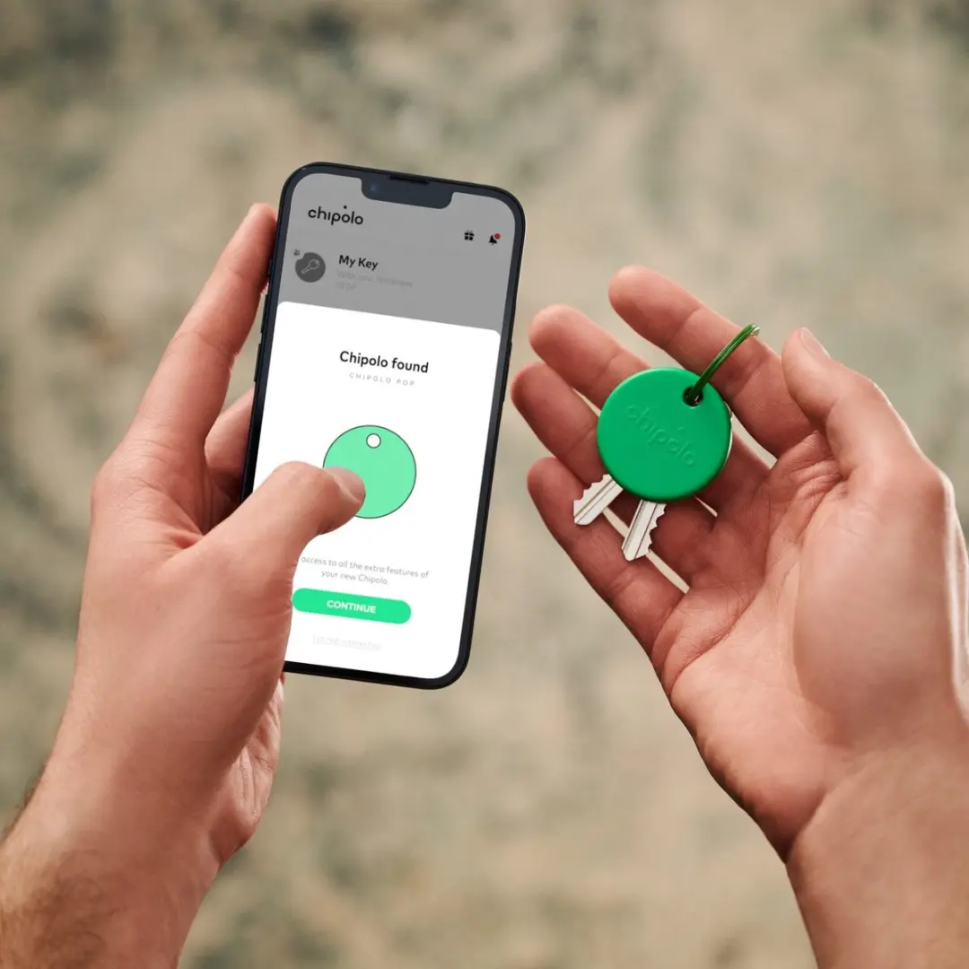 Chipolo POP Bluetooth Tracker - Groen - 4 Stuks
