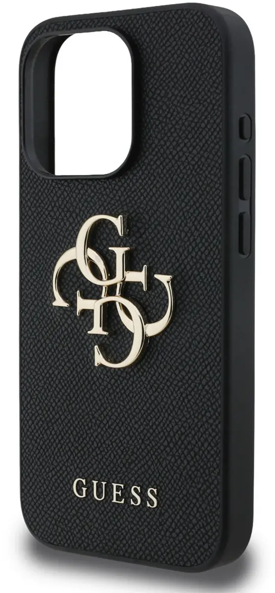 GUESS Telefoonhoesje iPhone 15 Pro - Zwart