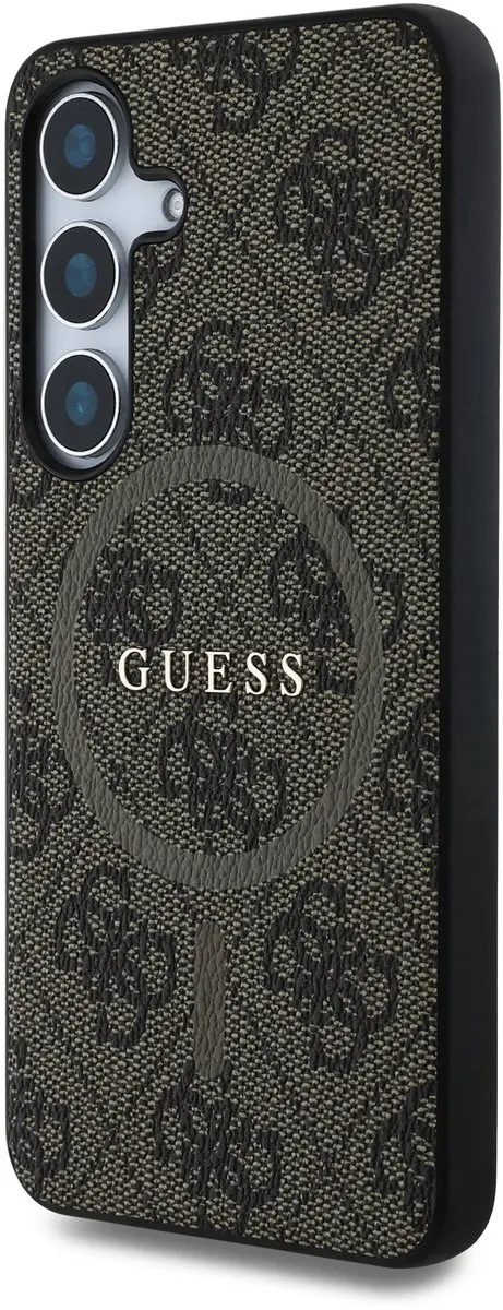 GUESS PU Leer Hoes Samsung Galaxy S25 - MagSafe - 13278 - Bruin