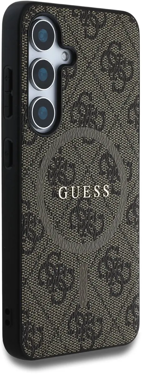 GUESS PU Leer Hoes Samsung Galaxy S25 - MagSafe - 13278 - Bruin