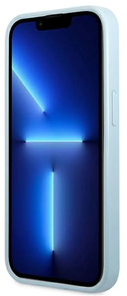 GUESS Saffiano Hoesje iPhone 13 mini - Blauw