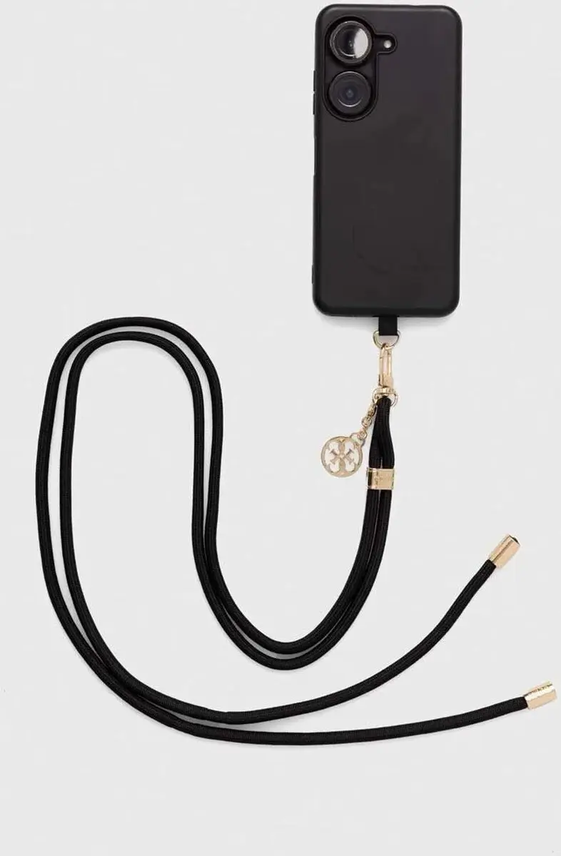 GUESS GUOUCNMG4EK Universele Lederen Band - Zwart
