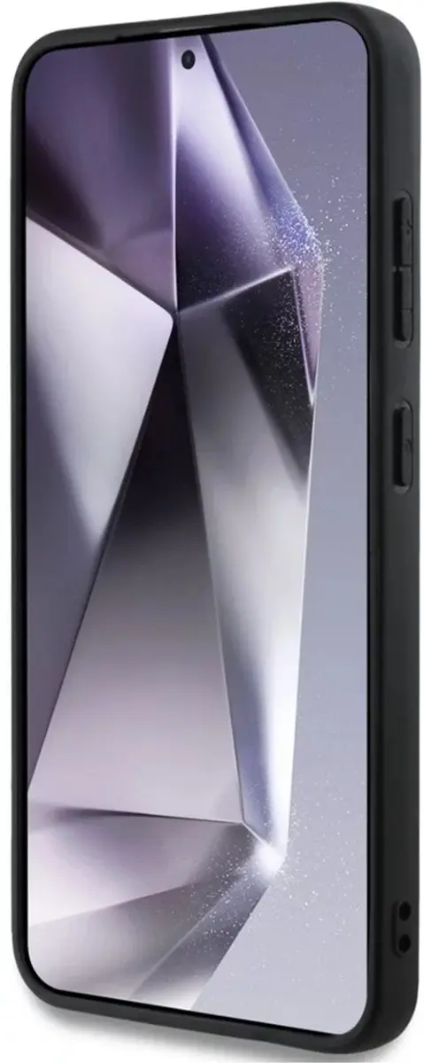 GUESS 4G Metal Logo Saffiano Hoesje - Samsung Galaxy S25 - Bruin