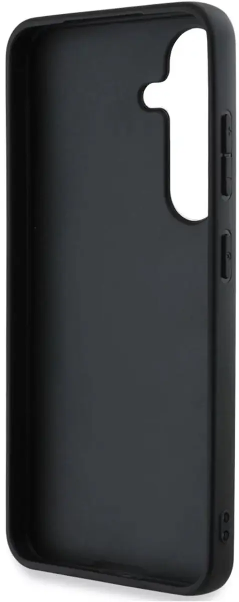 GUESS 4G Metal Logo Saffiano Hoesje - Samsung Galaxy S25 - Bruin - afbeelding 6 van 6