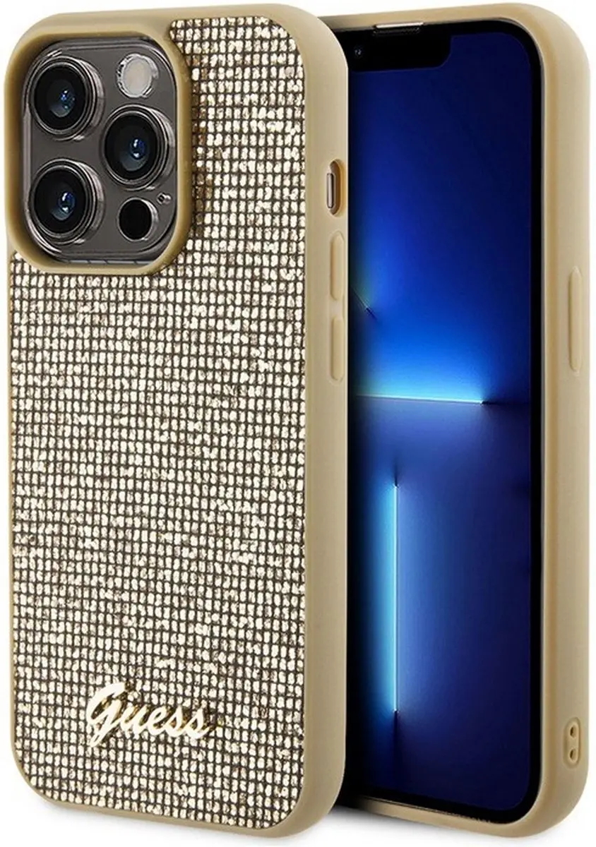 GUESS Square Mirror Back Case Goud