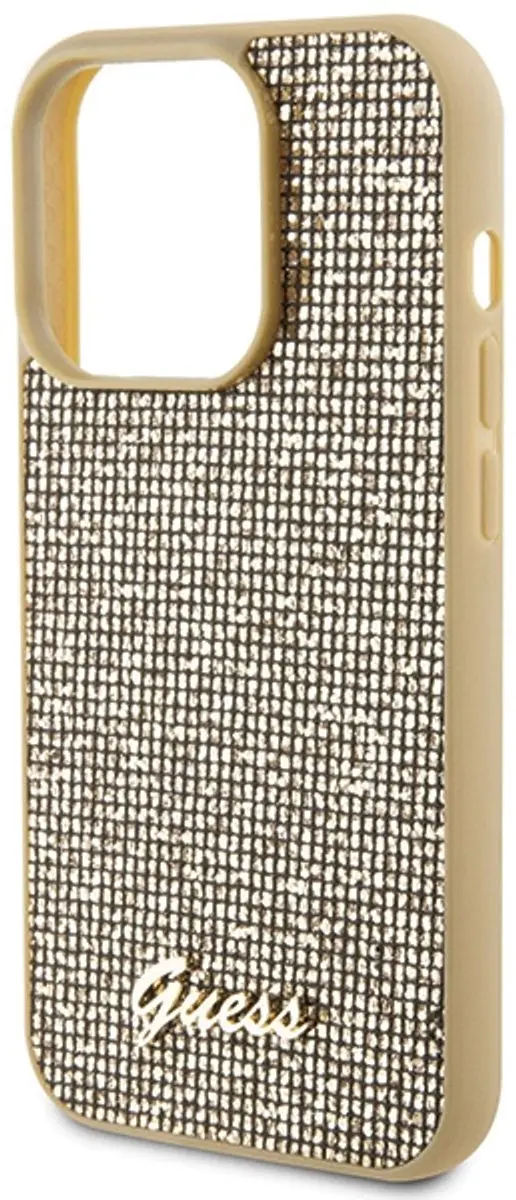 GUESS Square Mirror Back Case Goud - iPhone 15 Pro - afbeelding 6 van 6