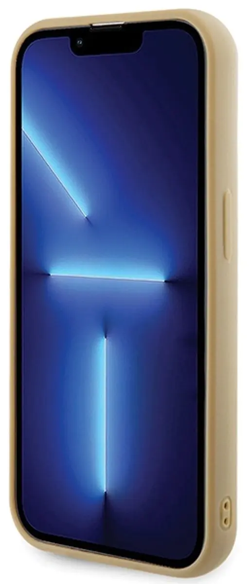 GUESS Square Mirror Back Case Goud - iPhone 15 Pro
