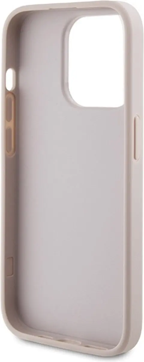 GUESS 4G Back Case iPhone 15 Pro - Roze