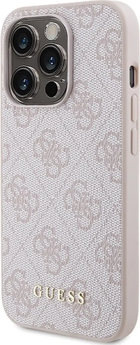 GUESS 4G Back Case iPhone 15 Pro - Roze - afbeelding 6 van 6