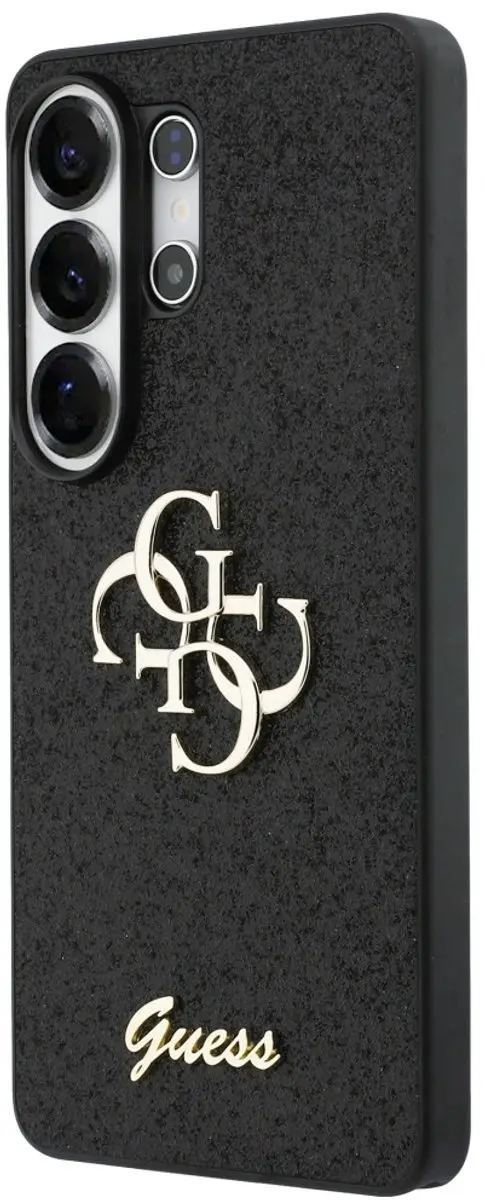 GUESS Hoesje Zwart voor Samsung Galaxy S26 Ultra - GUHCS26ULTGLBK