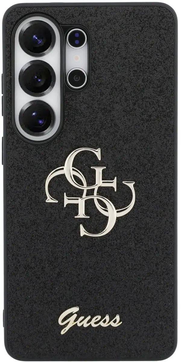 GUESS Hoesje Zwart voor Samsung Galaxy S26 Ultra - GUHCS26ULTGLBK