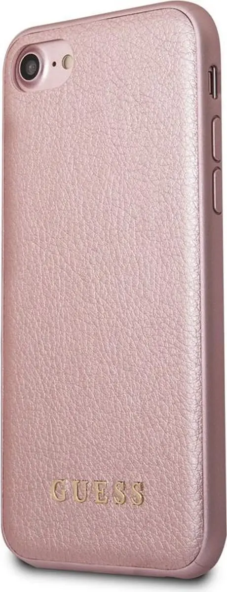 GUESS iPhone Case Rose Goud - Kunstleer