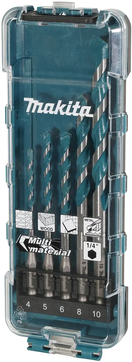 Makita 5-delige Borenset E-16732