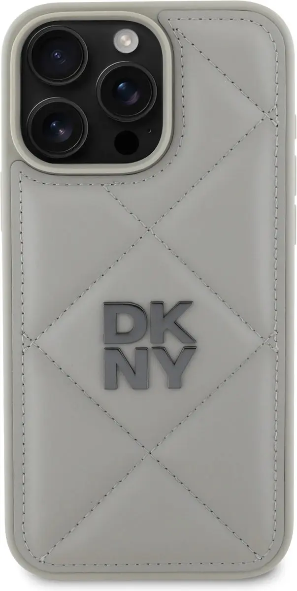 DKNY iPhone 16 Pro Backcover Hoesje - Grijs