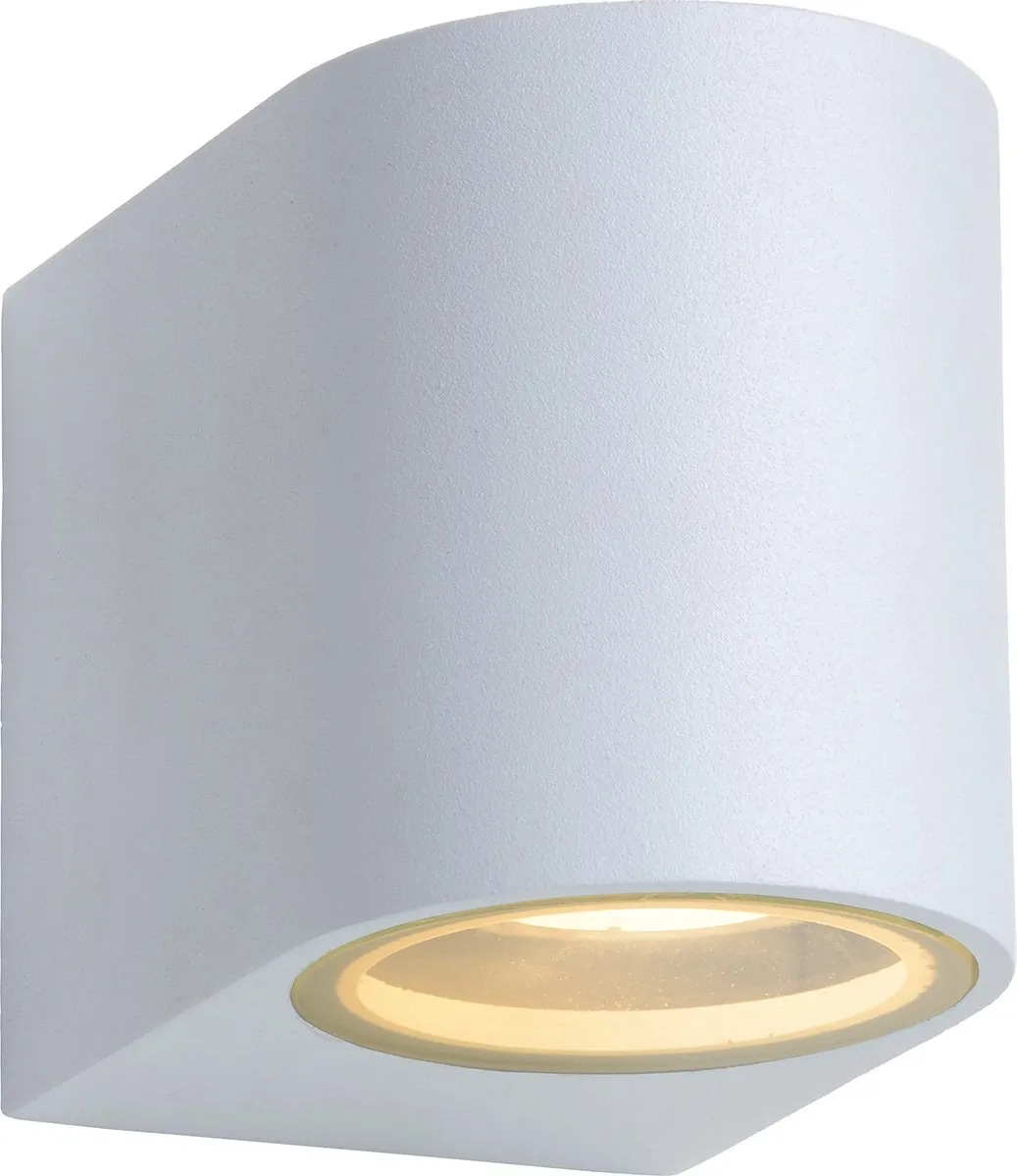 Lucide ZORA-LED Wandspot LED 5W 3000K - IP44 Wit