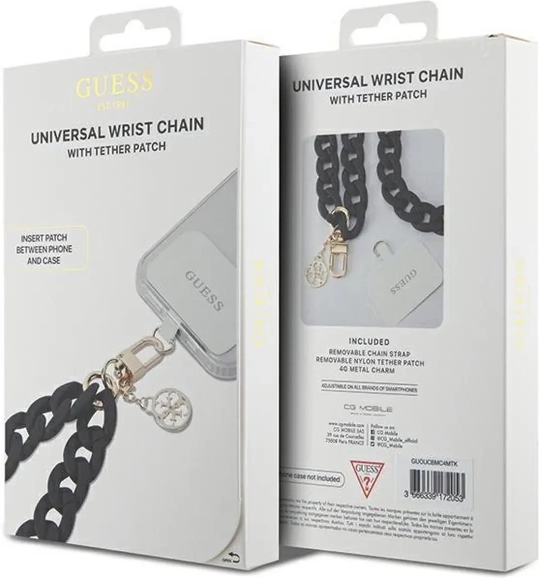 Guess GUOUCBMC4MK Smartphonebandje 4G - Zwart