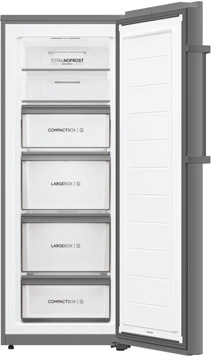 Haier H4F226SEH1 Vrieskast 226L - No Frost - 6 Vrieslades - RVS