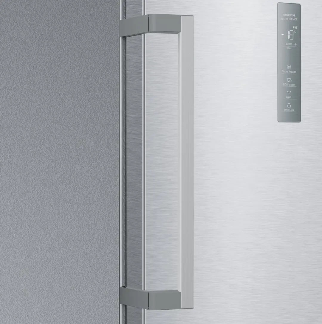 Haier H4F226SEH1 Vrieskast 226L - No Frost - 6 Vrieslades - RVS
