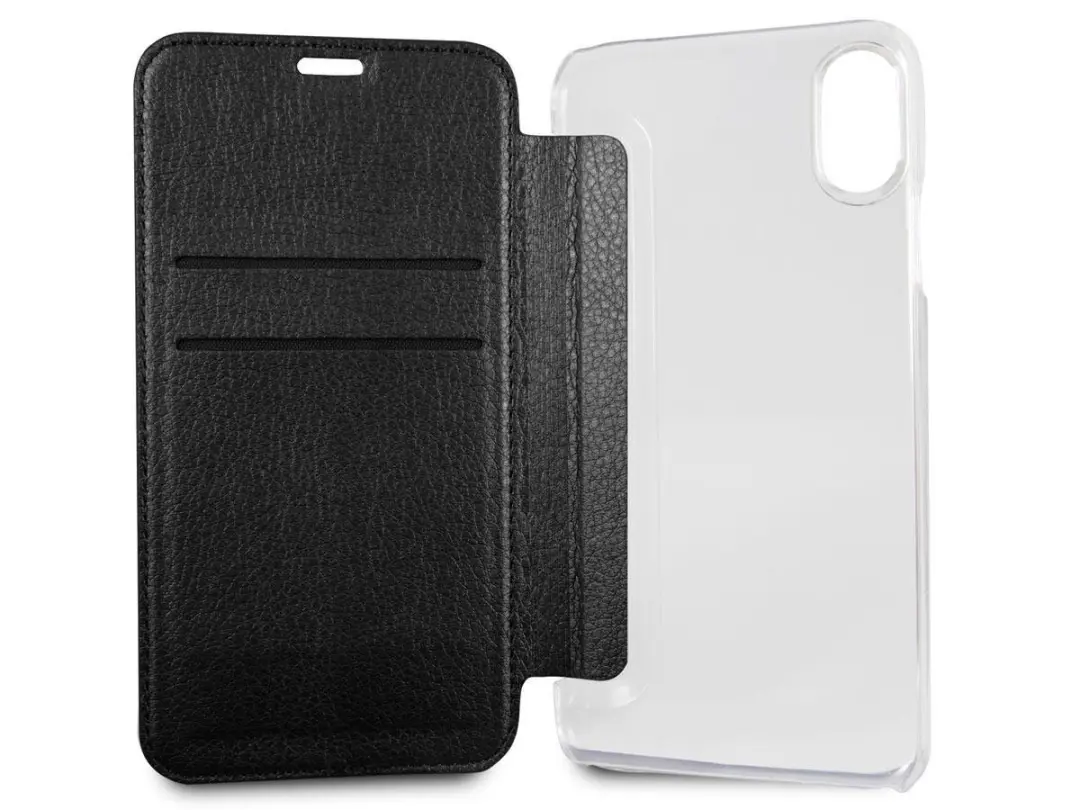 GUESS iPhone Xs Bookcase Hoesje S212-3 - Zwart - afbeelding 6 van 6
