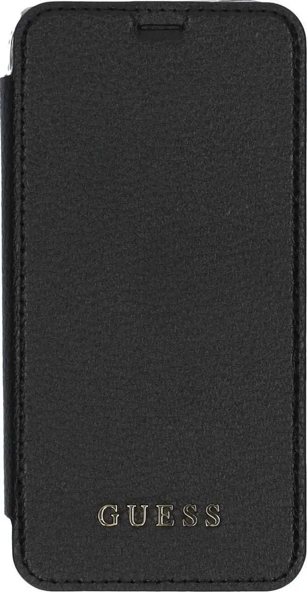 GUESS iPhone Xs Bookcase Hoesje S212-3 - Zwart