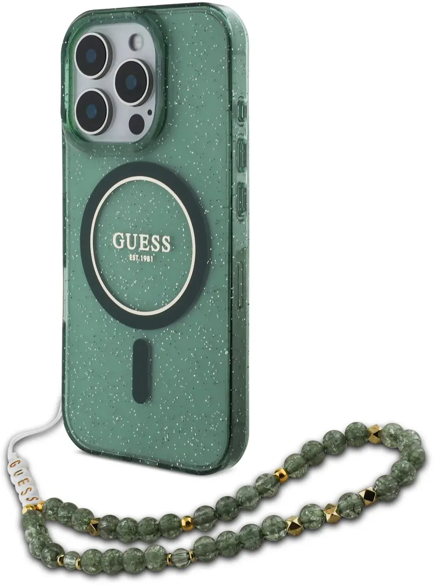 Guess MagSafe Glitter Case iPhone 16 Pro