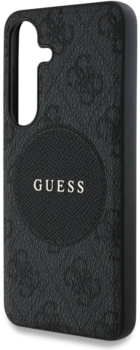 GUESS 4G Cirkel Logo Hoesje Samsung Galaxy S25 Plus - Zwart