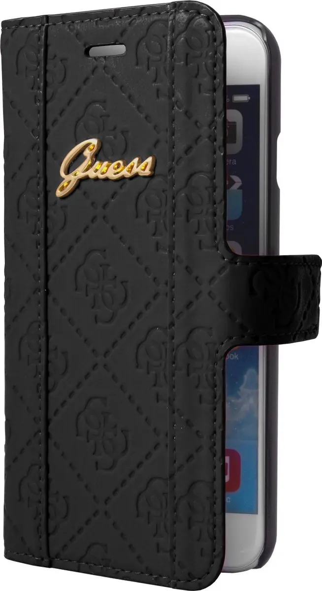 GUESS iPhone 6 Scarlett Folio Hoesje - Zwart - afbeelding 6 van 6