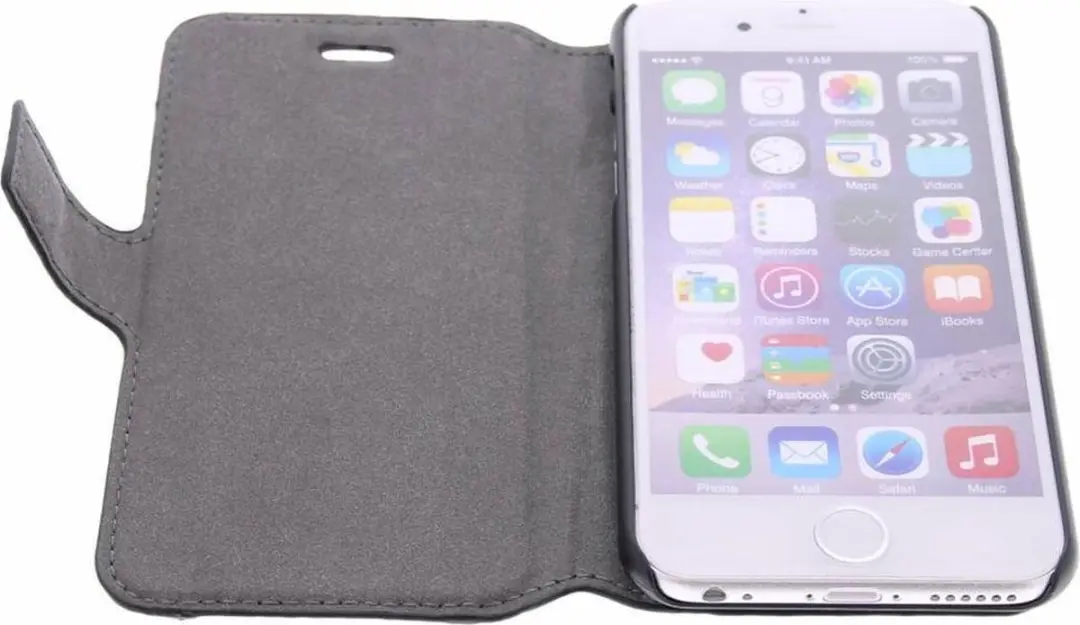 GUESS iPhone 6 Scarlett Folio Hoesje - Zwart