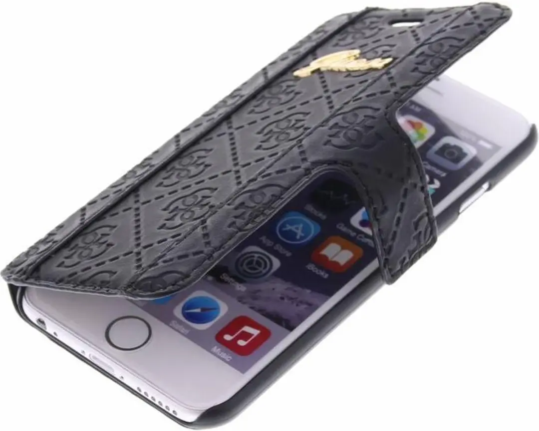 GUESS iPhone 6 Scarlett Folio Hoesje - Zwart