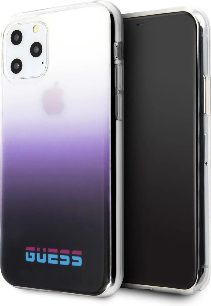 GUESS Gradient Back Case Apple iPhone 11 Pro Max - Paars S212-1