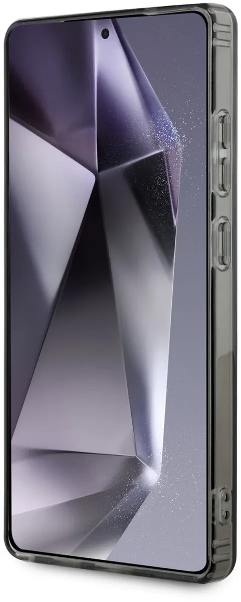 Guess MagSafe Glitter Gradient Hoesje - Samsung Galaxy S25 Ultra - Zwart